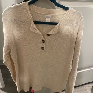 CREAM SWEATER